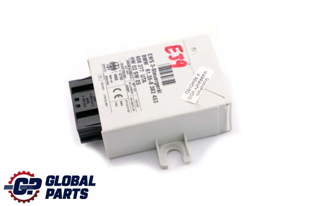 BMW X3 E83 X5 E53 E38 E39 E46 EWS 3 Central Lock Immobilizer Module ECU - SKU 8382453 - Part number 8382453