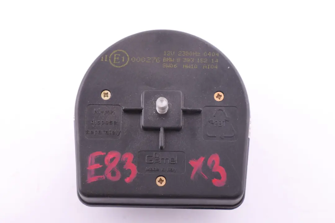  Allarme Sirena Potenza BMW E36 E38 E39 E46 E53 E83 Unità Sistema Allarme - SKU 8383154 - Numero di parte 8383152