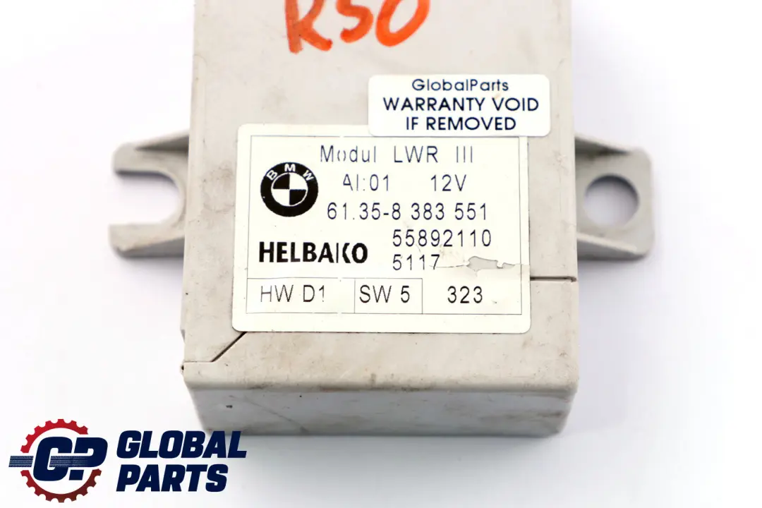 Faro Aim Range Modulo Unità Di Controllo ECU Xenon per Mini R50 R53 con numero di parte 8383551 Mini R50 R53 Faro Aim Range Modulo Unità Di Controllo ECU Xenon - SKU 8383551 - Numero di parte 8383551