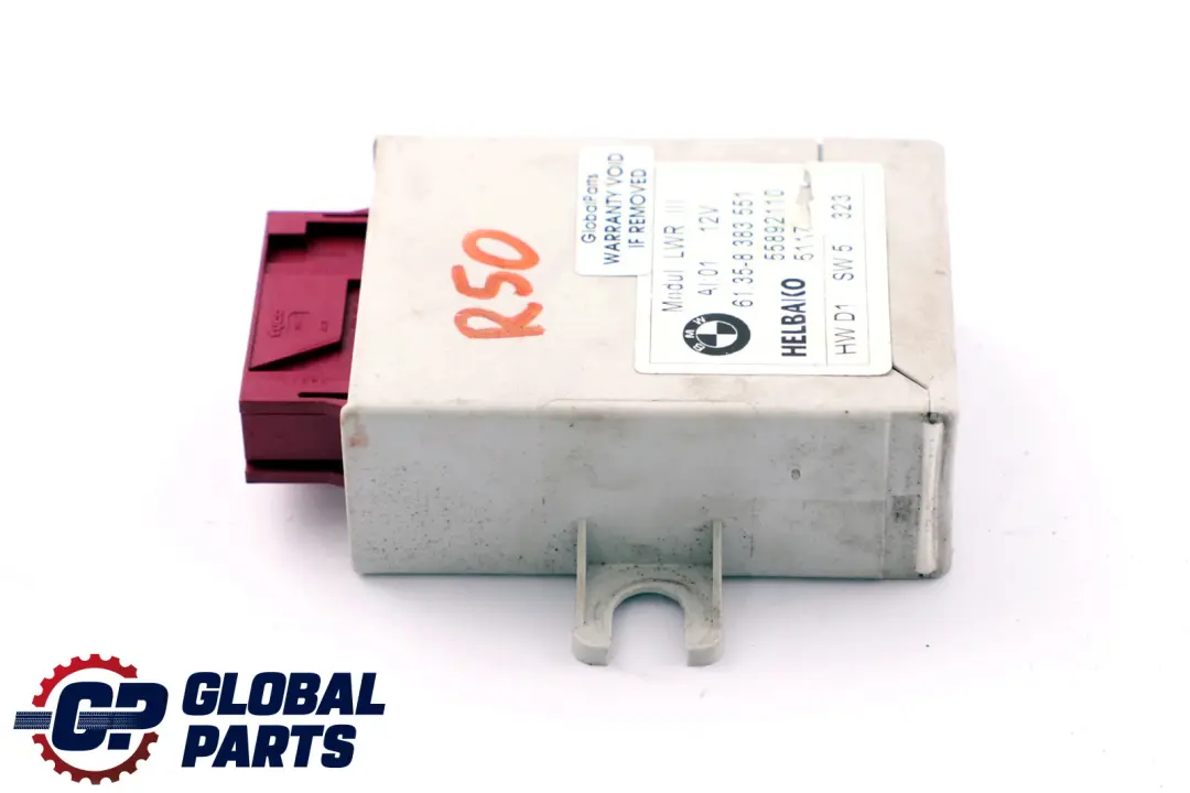 Faro Aim Range Modulo Unità Di Controllo ECU Xenon per Mini R50 R53 con numero di parte 8383551 Mini R50 R53 Faro Aim Range Modulo Unità Di Controllo ECU Xenon - SKU 8383551 - Numero di parte 8383551