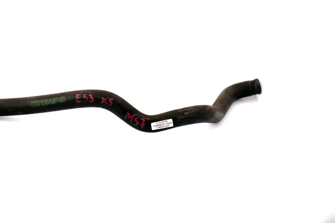 BMW X5 Series E53 M57 3.0d Diesel Cooling Radiator Expansion Tank Hose - SKU 8383708 - Part number 7592429
