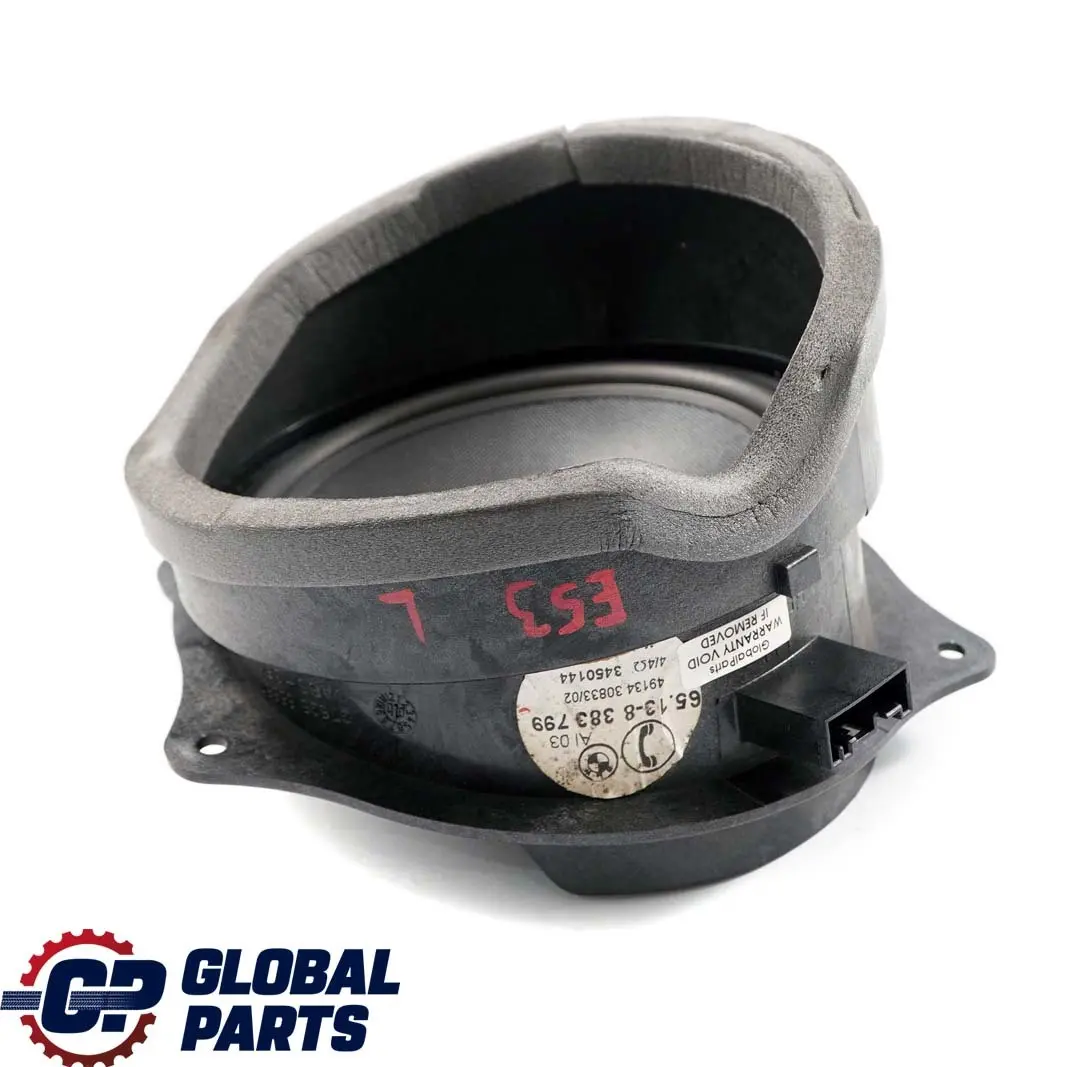 BMW X5 Series E53 Door Speaker Loudspeaker Stereo Left N/S - SKU 8383799 - Part number 8383799