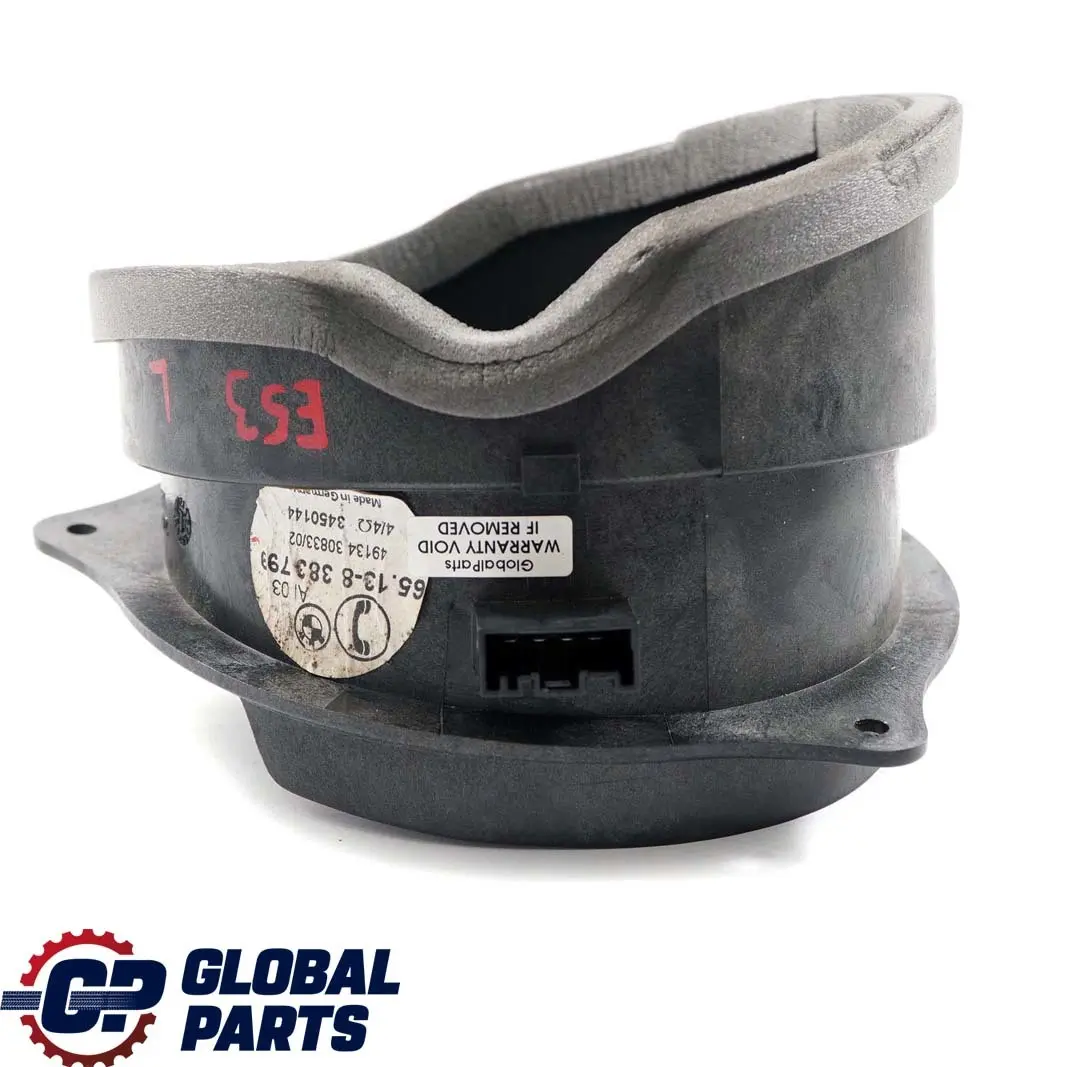 BMW X5 Series E53 Door Speaker Loudspeaker Stereo Left N/S - SKU 8383799 - Part number 8383799