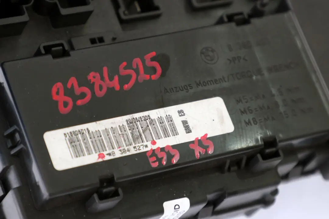 Electrical Power Distribution Fuse Box 6920648 to BMW X5 Series E53 with Part number 8384525 BMW X5 Series E53 Electrical Power Distribution Fuse Box 6920648 - SKU 8384525 - Part number 8384525