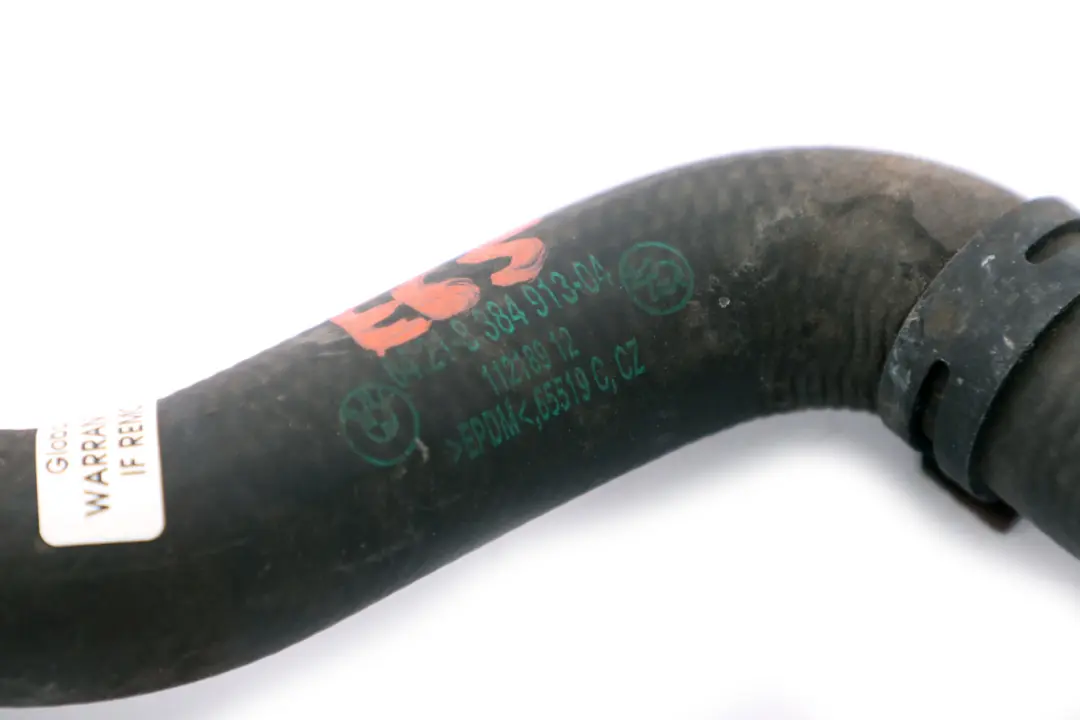Tubo De La Manguera Del Calentador Adicional para BMW E65 E66 Diesel con número de pieza 8384913 BMW E65 E66 Diesel Tubo De La Manguera Del Calentador Adicional - SKU 8384913 - Número de pieza 8384913
