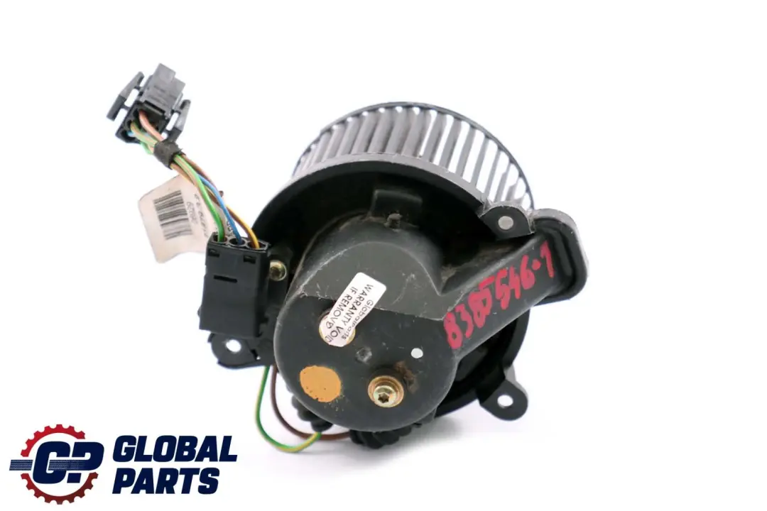 Heater Blower Fan Rear Motor to BMW X5 E53 with Part number 8385546 BMW X5 E53 Heater Blower Fan Rear Motor - SKU 8385546-1 - Part number 8385546