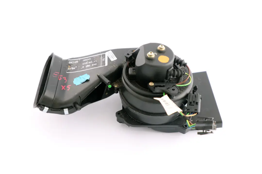 Reihe E53 Heizlüfter hinten Motor 6411 für BMW X5 mit Teilenummer 8385546 BMW X5 Reihe E53 Heizlüfter hinten Motor 6411 - SKU 8385546 - Teilenummer 8385546