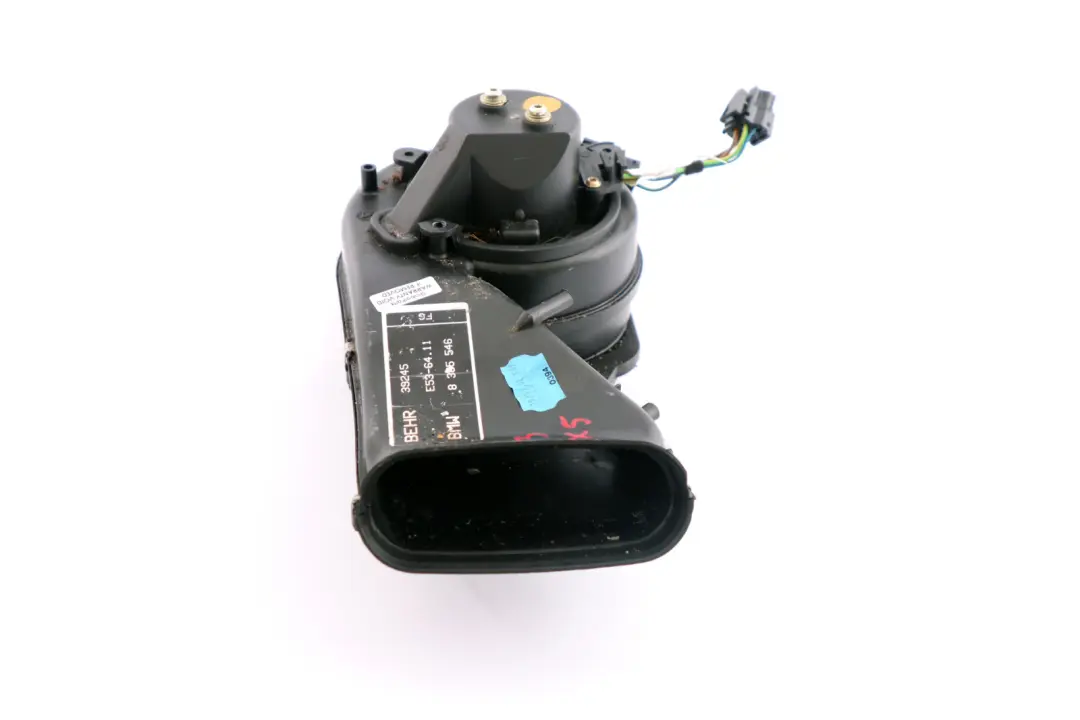Heater Blower Fan Rear Motor to BMW X5 Series E53 with Part number 8385546 BMW X5 Series E53 Heater Blower Fan Rear Motor - SKU 8385546 - Part number 8385546