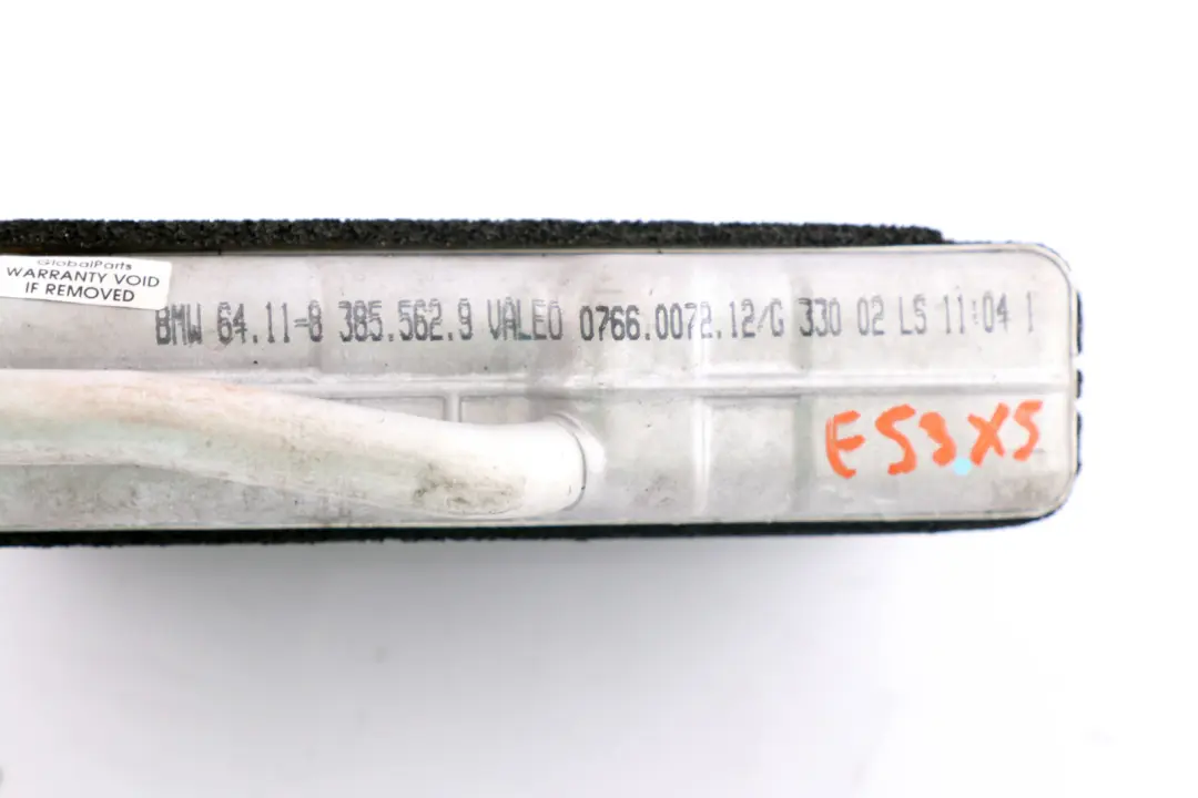 BMW E39 E53 Calentador Radiador Automatico Aire Acondicionado A/C - SKU 8385562 - Número de pieza 64118385562