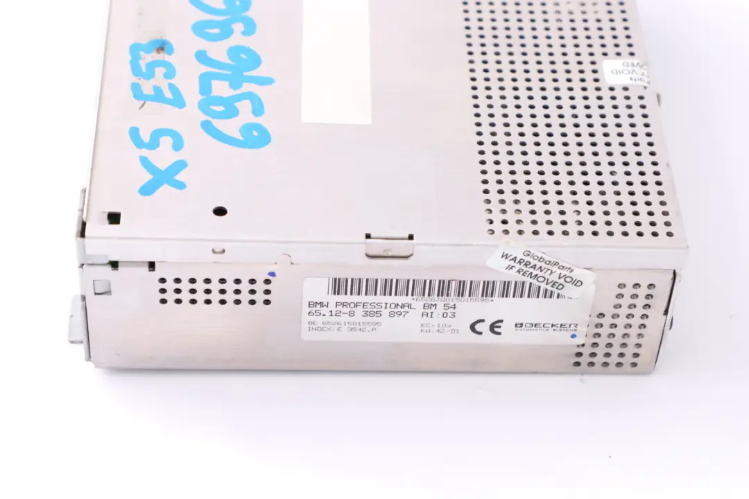 Radio BMW Professional TMC 6512 to BMW E39 E46 E53 with Part number 8385897 BMW E39 E46 E53 Radio BMW Professional TMC 6512 - SKU 8385897 - Part number 8385897