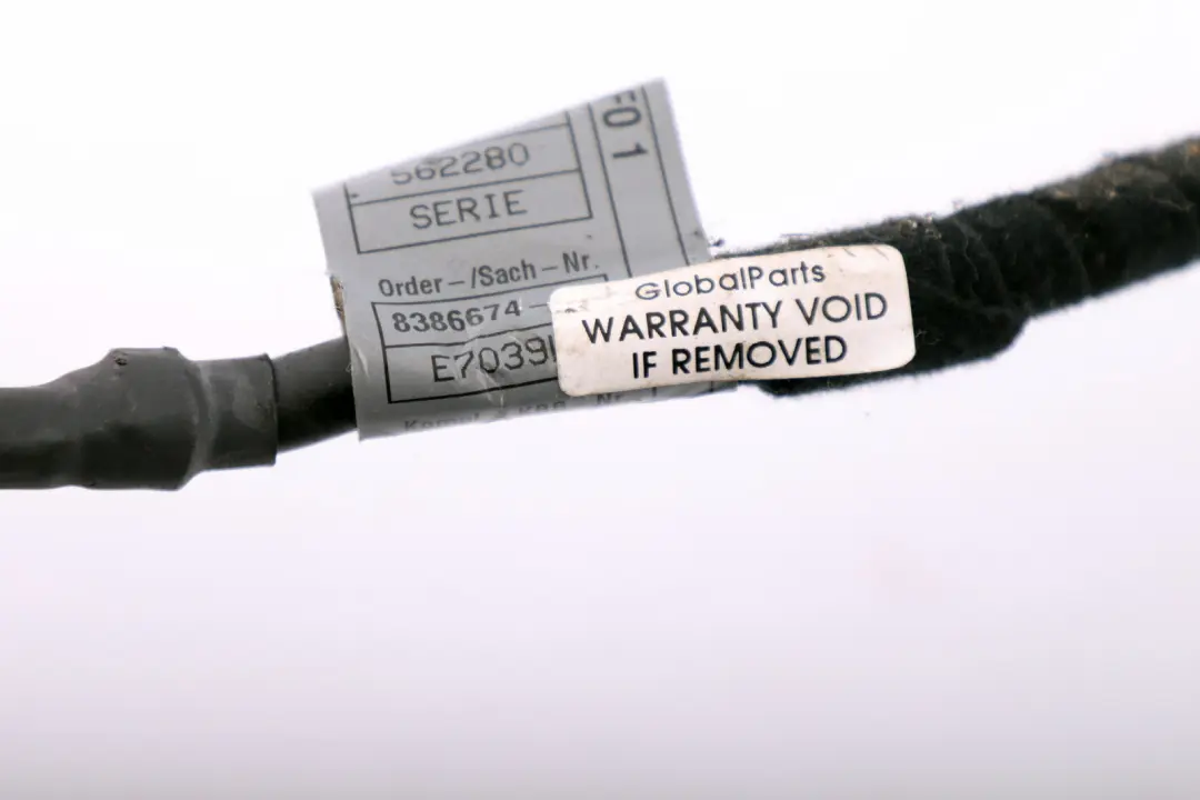 BMW 3 5 Series E46 F30 G30 G31 Battery Cable Negative Cable Minus Cable - SKU 8386674 - Part number 8386674