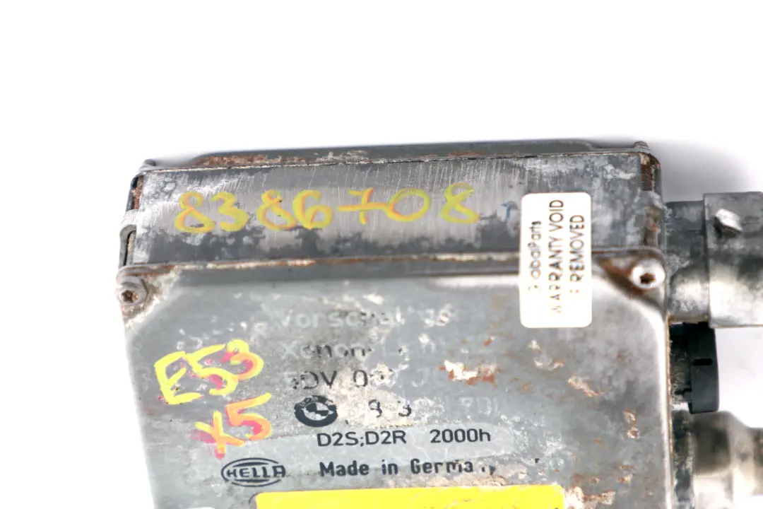 *BMW X5 E53 Lichtmodul Steuergerät Xenon Scheinwerfer Licht Hella ECU für mit Teilenummer 8386708 *BMW X5 E53 Lichtmodul Steuergerät Xenon Scheinwerfer Licht Hella ECU - SKU 8386708 - Teilenummer 8386708