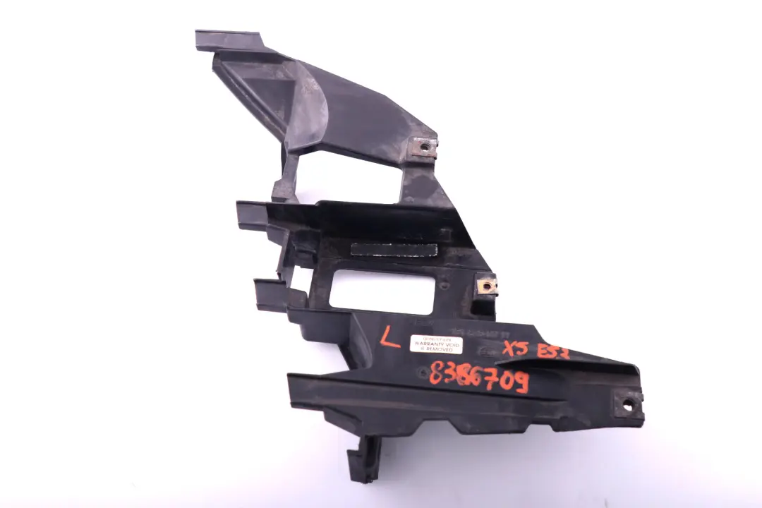 Soporte Faro delantero izquierdo para BMW X5 E53 con número de pieza 8386709 BMW X5 E53 Soporte Faro delantero izquierdo - SKU 8386709 - Número de pieza 8386709