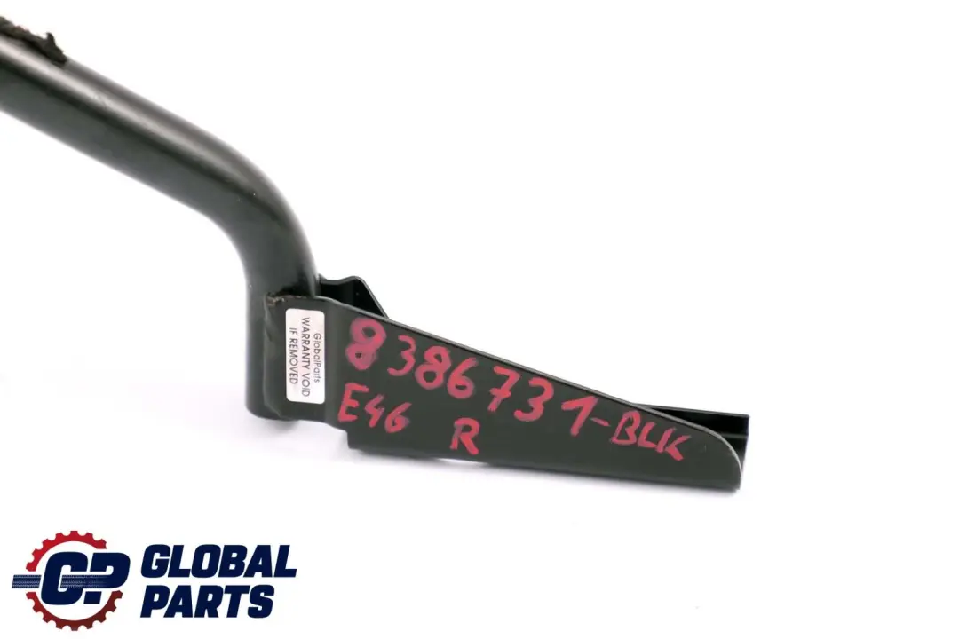 Cable Cubierta Bisagra Plegable Top Flap Derecha para BMW E46 Convertible con número de pieza 8386731 BMW E46 Convertible Cable Cubierta Bisagra Plegable Top Flap Derecha - SKU 8386731-BLK - Número de pieza 8386731