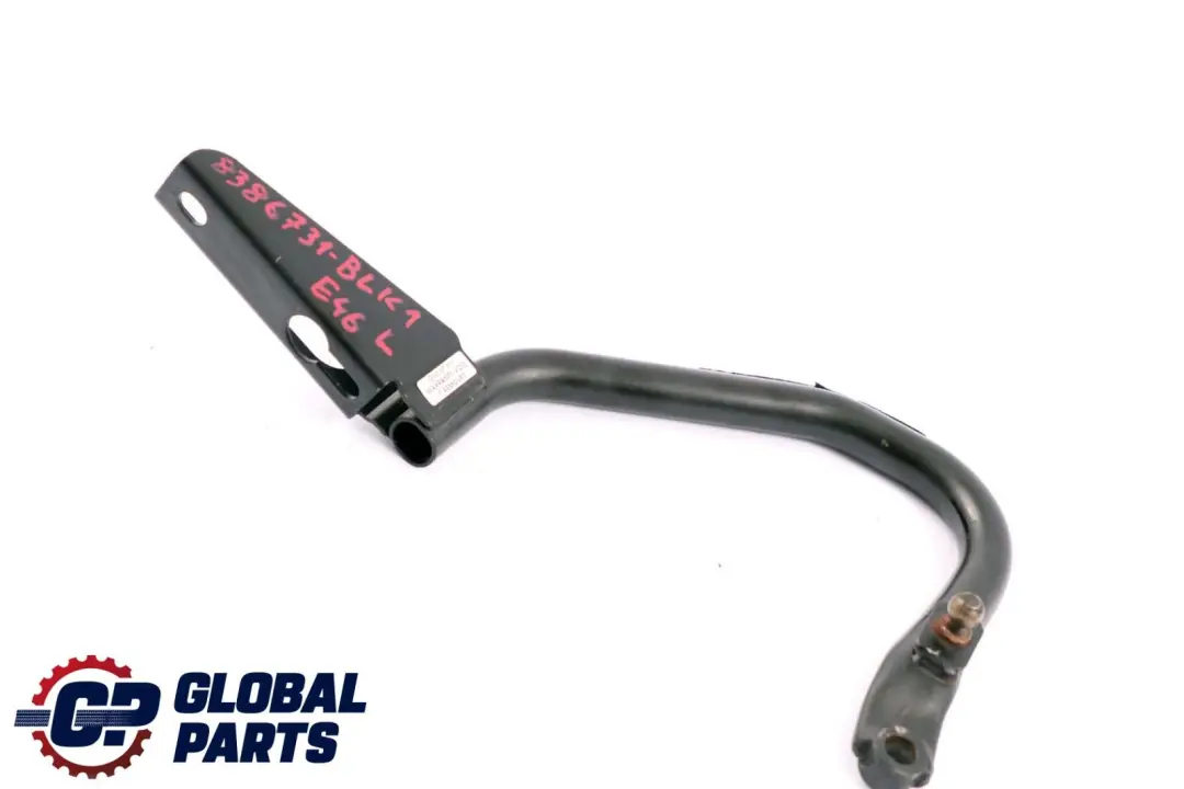 BMW E46 Convertible Cable Cover Hinge Folding Top Flap Left - SKU 8386731-BLK1 - Part number 8386731