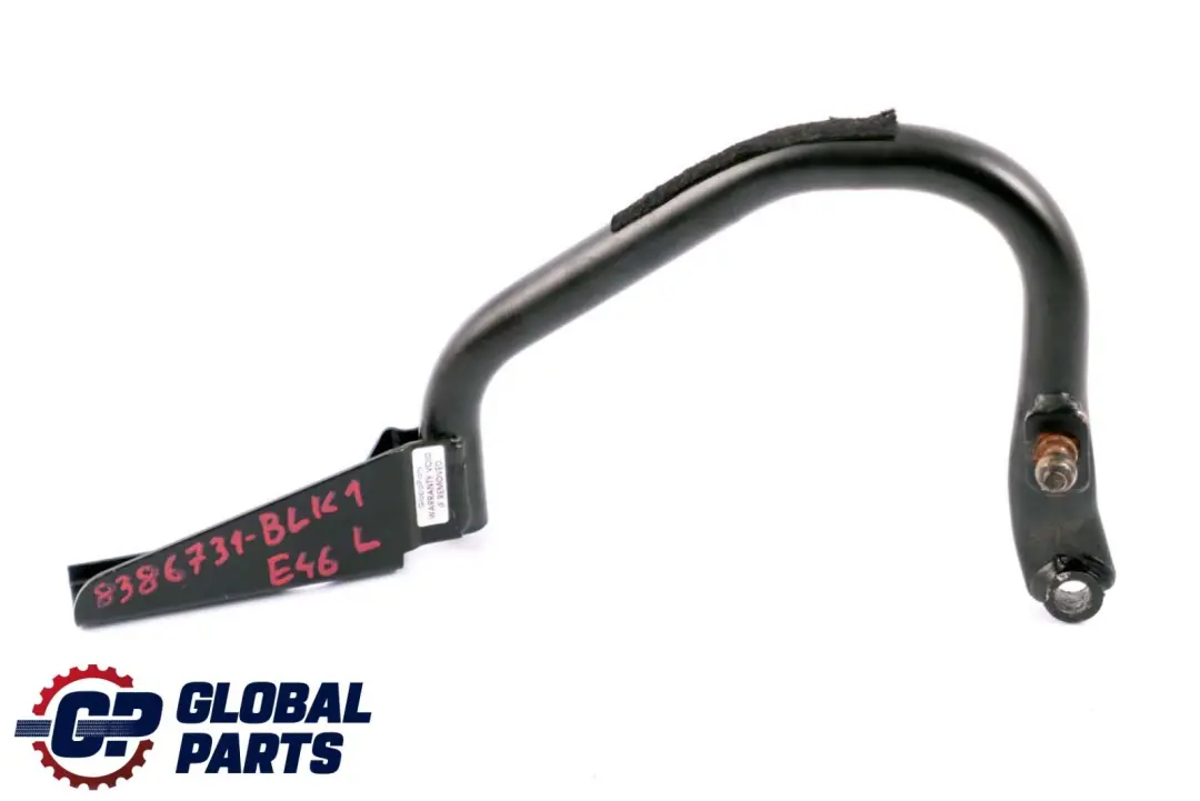 Cable Cubierta Bisagra Plegable Top Flap Izquierda para BMW E46 Convertible con número de pieza 8386731 BMW E46 Convertible Cable Cubierta Bisagra Plegable Top Flap Izquierda - SKU 8386731-BLK1 - Número de pieza 8386731