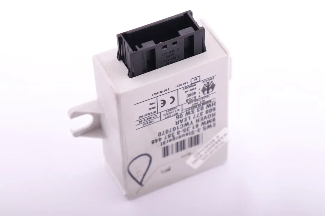 Control Unit EWS 3 to BMW 3 X3 X5 Series E46 E53 E83 Mini Cooper One R50 with Part number 8387448 BMW 3 X3 X5 Series E46 E53 E83 Mini Cooper One R50 Control Unit EWS 3 - SKU 8387448 - Part number 8387448