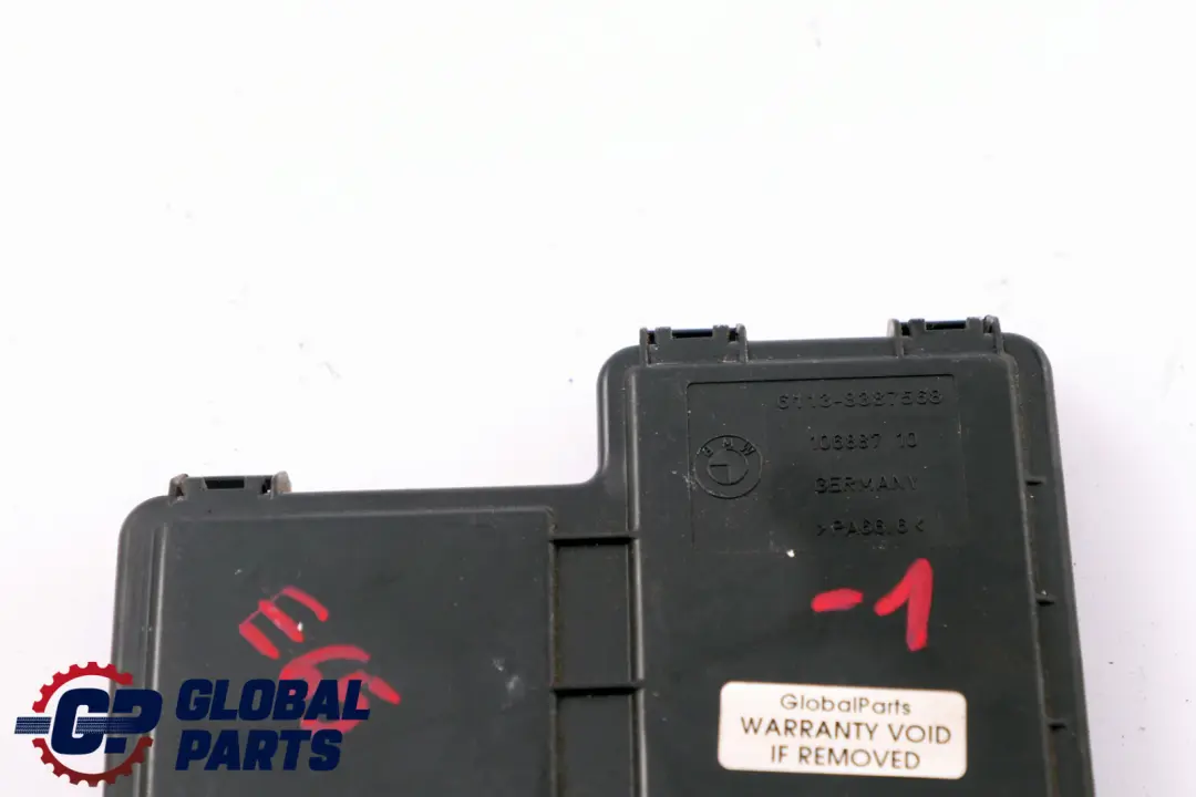 Batterie B Compartiment moteur Couvercle du point raccordement pour BMW E65 à propos du numéro de pièce 8387568 BMW E65 Batterie B Compartiment moteur Couvercle du point raccordement - SKU 8387568-1 - Numéro de pièce 8387568