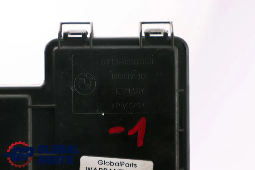 BMW E65 Battery B Engine Compartment Terminal Point Cover - SKU 8387568-1 - Part number 8387568