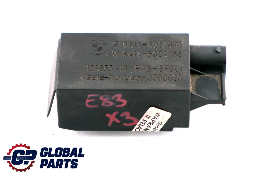 BMW X3 X5 E46 E39 E38 E83 E53 E85 Sensor Ventilador Auxiliar Aire Acondicionado - SKU 8391470 - Número de pieza 8391470