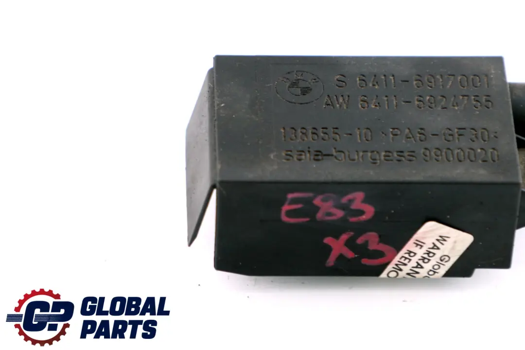 BMW X3 X5 E46 E39 E38 E83 E53 E85 Sensor Ventilador Auxiliar Aire Acondicionado - SKU 8391470 - Número de pieza 8391470