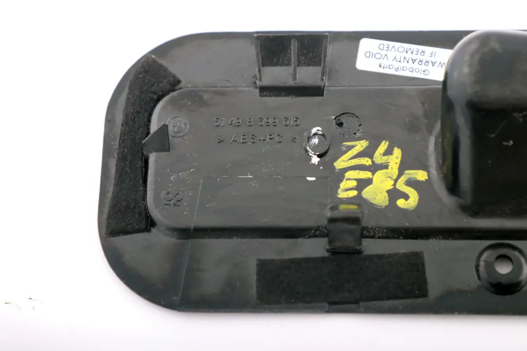 Boot Trim Recessed Handle Black to BMW Z4 Series E85 with Part number 8399315 BMW Z4 Series E85 Boot Trim Recessed Handle Black - SKU 8399315 - Part number 8399315