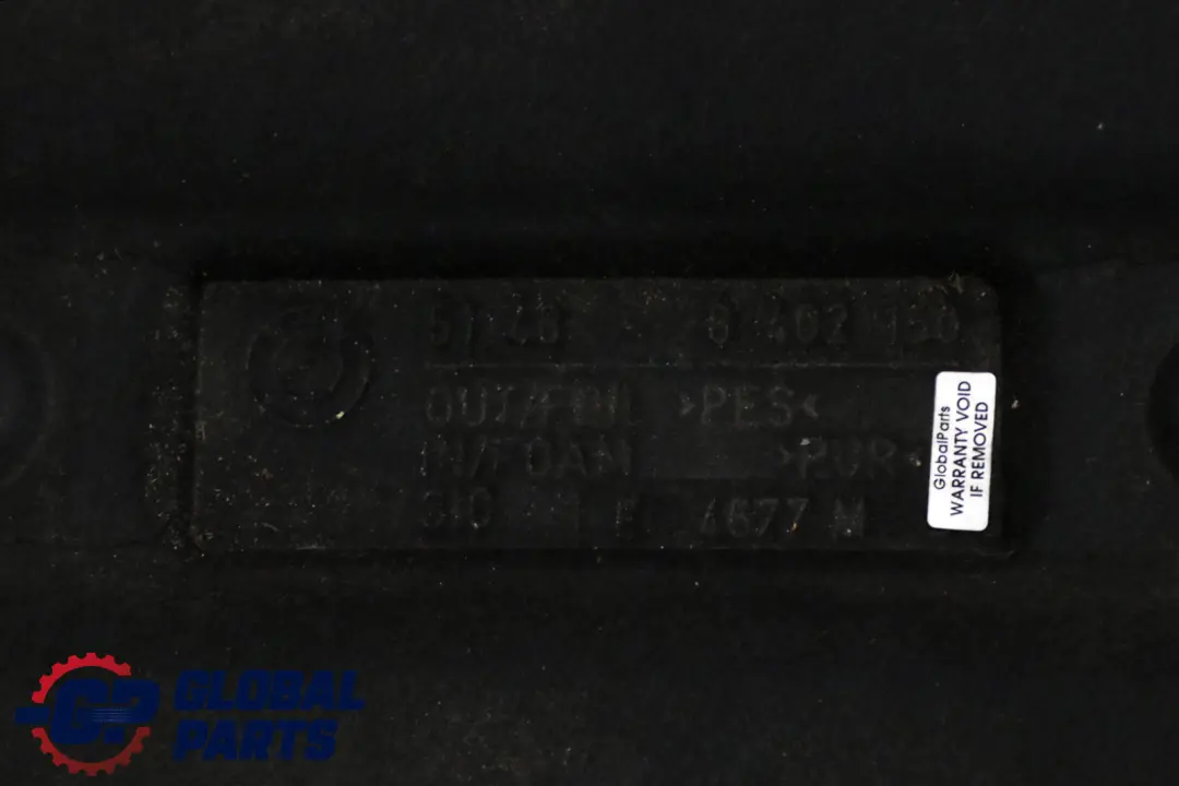 BMW X5 Series E53 Under Bonnet Engine Sound Insulating Insulation Hood - SKU 8402150 - Part number 8402150