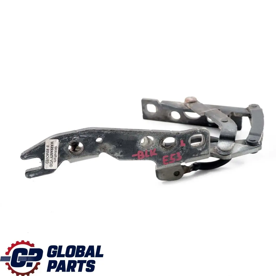 BMW X5 Series E53 Left Engine Hood Hinge Bonnet N/S Black - SKU 8402173-BLK - Part number 8402173
