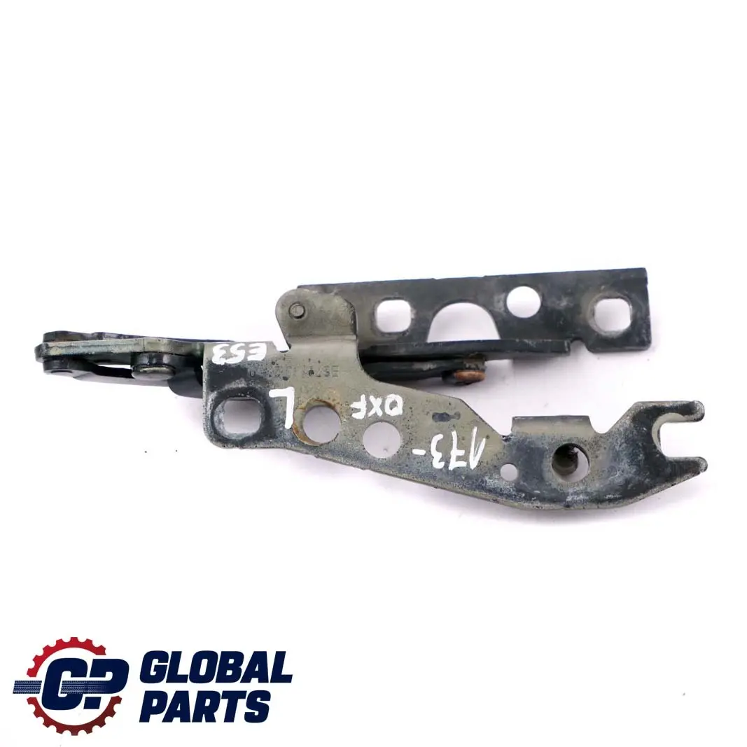 BMW X5 E53 Left Engine Hood Hinge Bonnet N/S Oxfordgruen Oxford Green - SKU 8402173-OXF - Part number 8402173