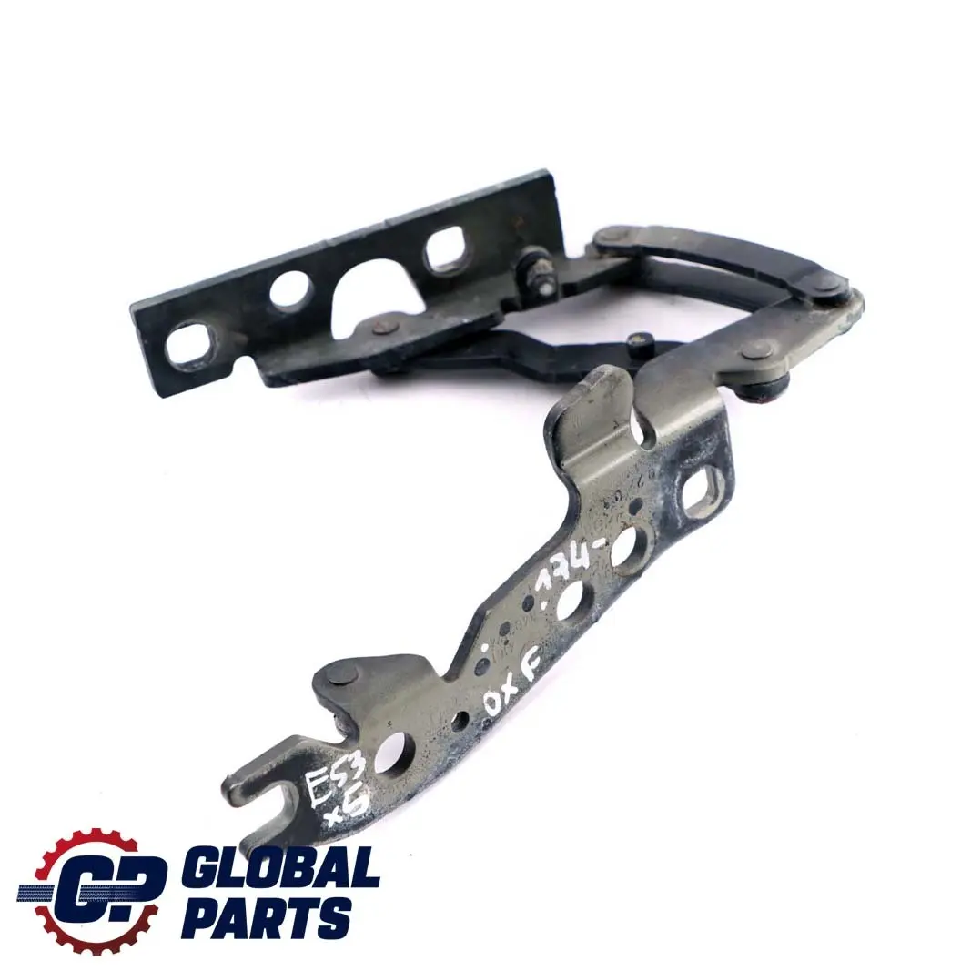 Right Engine Hood Hinge Bonnet O/S Oxfordgruen Oxford Green 8402174 to BMW X5 E53 with Part number 7006124 BMW X5 E53 Right Engine Hood Hinge Bonnet O/S Oxfordgruen Oxford Green 8402174 - SKU 8402174-OXF - Part number 7006124