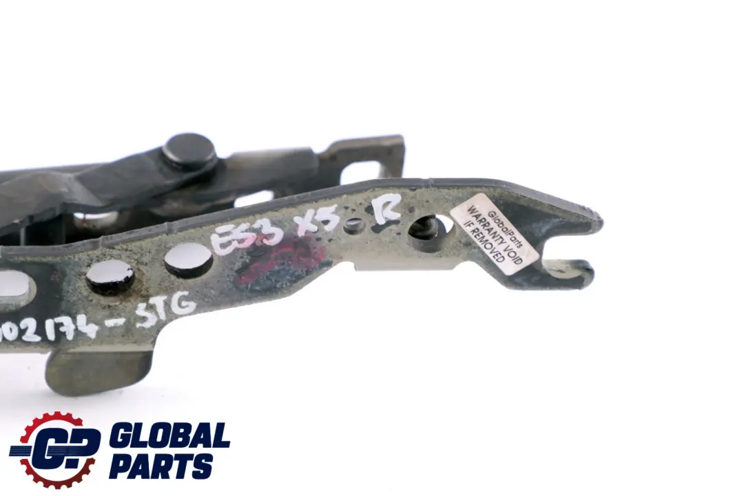 Right Engine Hood Hinge Bonnet O/S Sterlinggrau Grey 8402174 to BMW X5 Series E53 with Part number 7006124 BMW X5 Series E53 Right Engine Hood Hinge Bonnet O/S Sterlinggrau Grey 8402174 - SKU 8402174-STG - Part number 7006124