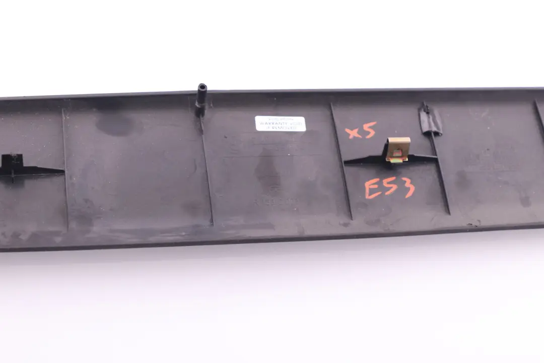 BMW X5 E53 Trunk Boot Lid Interior Upper Trim Panel Schwarz Black 8402193 - SKU 8402193-1 - Part number 51498402193