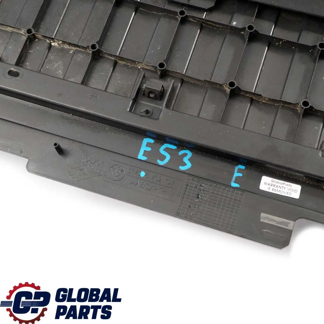 Boot Trunk Lid Tailgate Lower Sill Trim Panel Black to BMW X5 E53 1 with Part number 8402197 BMW X5 E53 1 Boot Trunk Lid Tailgate Lower Sill Trim Panel Black - SKU 8402197-1 - Part number 8402197