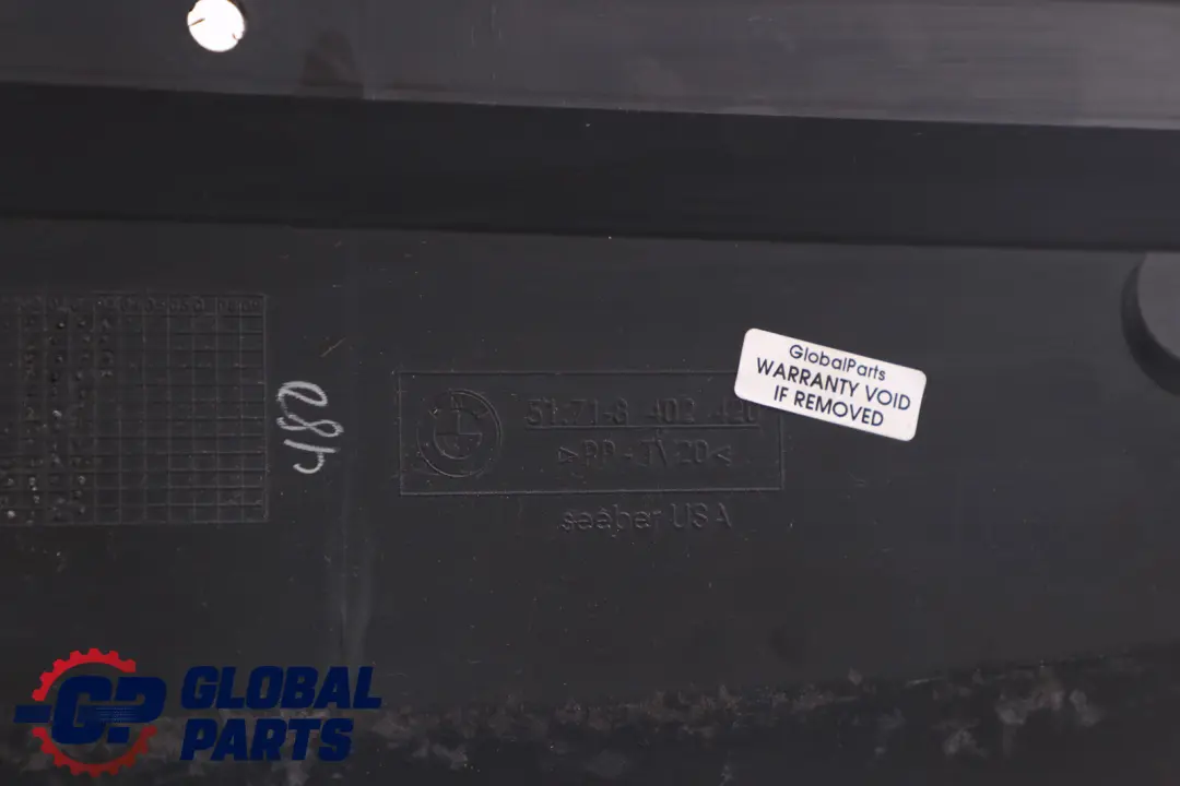 PROTECTOR DEL CONDUCTO De AIRE DEL RADIADORBMW E53 para con número de pieza 51718402420 PROTECTOR DEL CONDUCTO De AIRE DEL RADIADORBMW E53 - SKU 8402420 - Número de pieza 51718402420