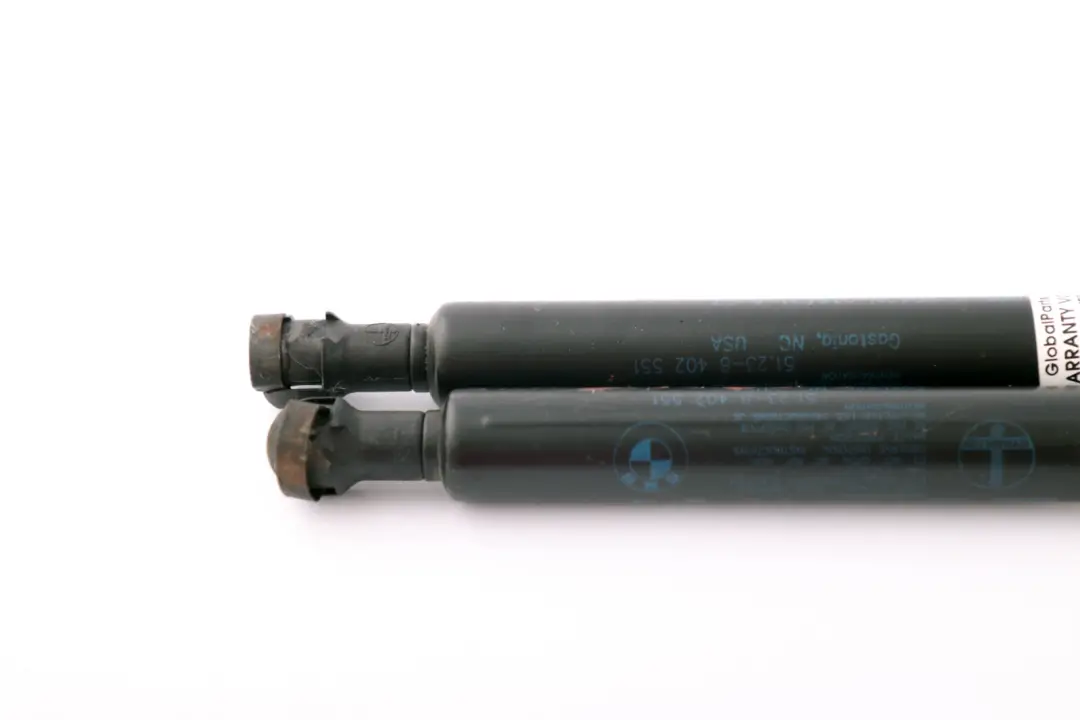 BMW X5 Series E53 Front Bonnet Support Gas Strut Pair Complete - SKU 8402551 - Part number 51238402551
