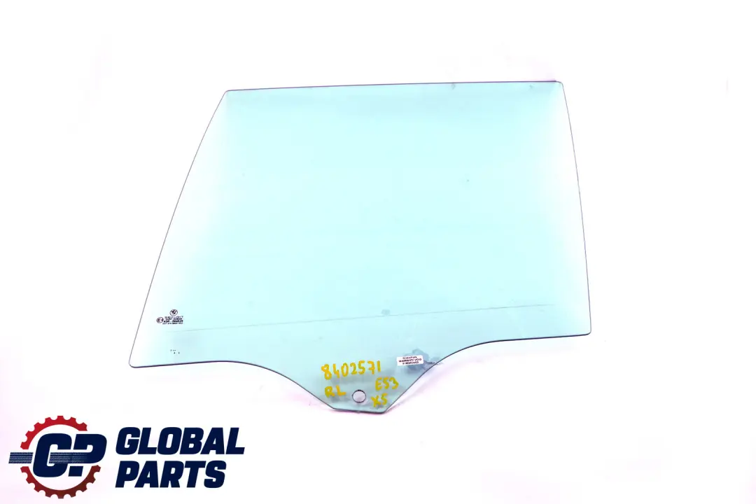 Fenetre Laterale Vert Porte Arriere Gauche 5134 pour BMW X5 Serie E53 à propos du numéro de pièce 8402571 BMW X5 Serie E53 Fenetre Laterale Vert Porte Arriere Gauche 5134 - SKU 8402571 - Numéro de pièce 8402571