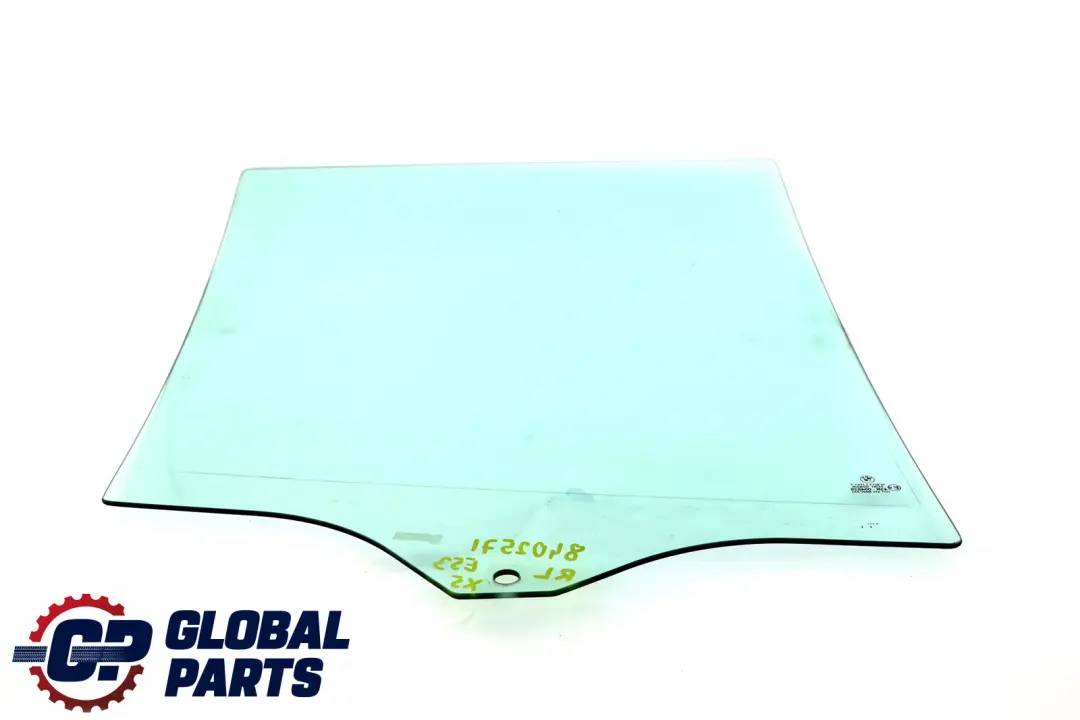 Ventana Lateral Verde Puerta Trasera Izquierda 5134 para BMW E53 con número de pieza 8402571 BMW E53 Ventana Lateral Verde Puerta Trasera Izquierda 5134 - SKU 8402571 - Número de pieza 8402571