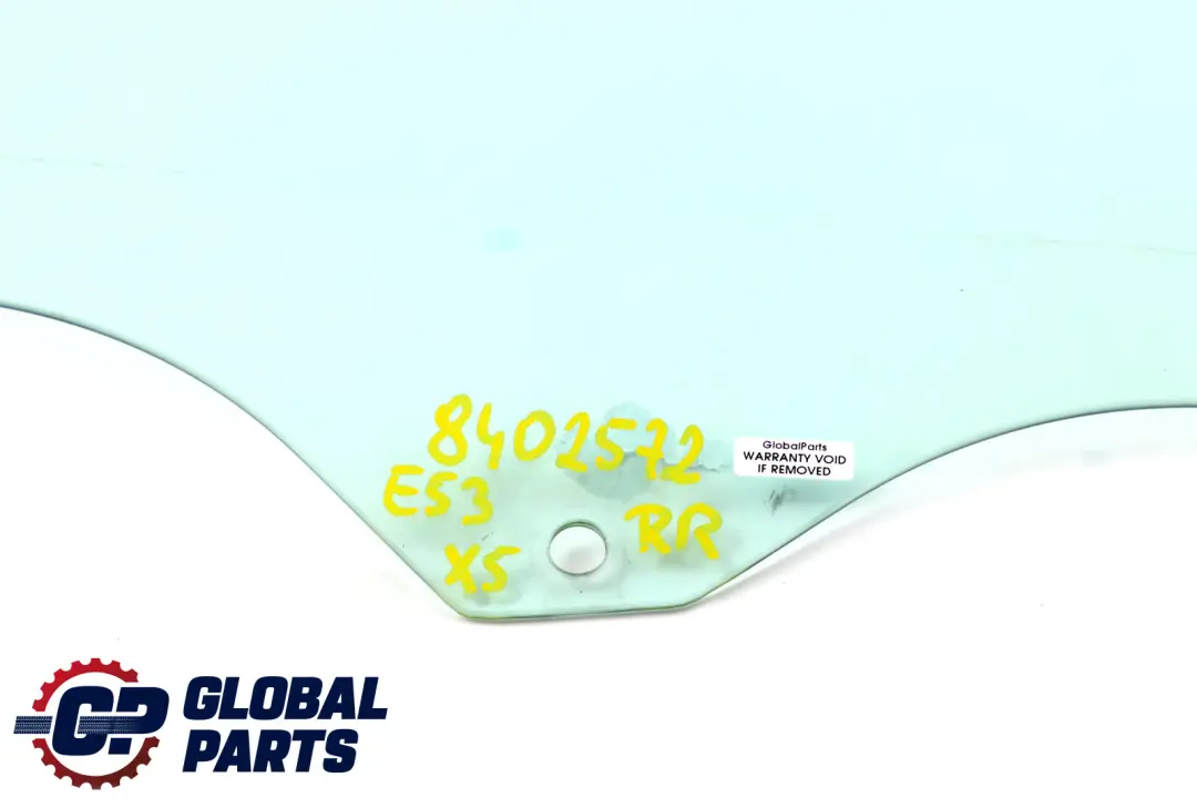 Fenetre Laterale Vert Porte Arriere Droite 5134 pour BMW X5 E53 à propos du numéro de pièce 51348402572 BMW X5 E53 Fenetre Laterale Vert Porte Arriere Droite 5134 - SKU 8402572 - Numéro de pièce 51348402572