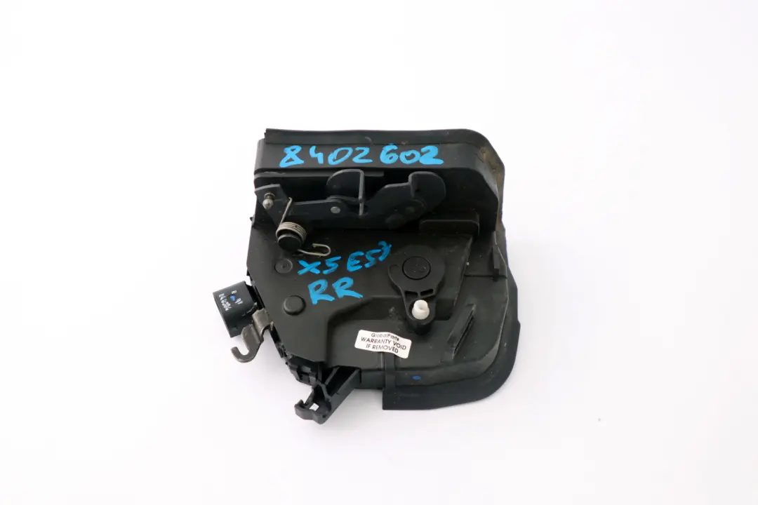 Serrure de Verrou Rotatif Actuateur Arriere Droite pour BMW X5 E53 à propos du numéro de pièce 8402602 BMW X5 E53 Serrure de Verrou Rotatif Actuateur Arriere Droite - SKU 8402602 - Numéro de pièce 8402602
