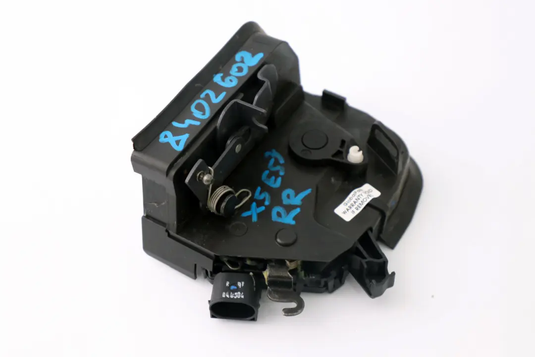 Serrure de Verrou Rotatif Actuateur Arriere Droite pour BMW X5 E53 à propos du numéro de pièce 8402602 BMW X5 E53 Serrure de Verrou Rotatif Actuateur Arriere Droite - SKU 8402602 - Numéro de pièce 8402602