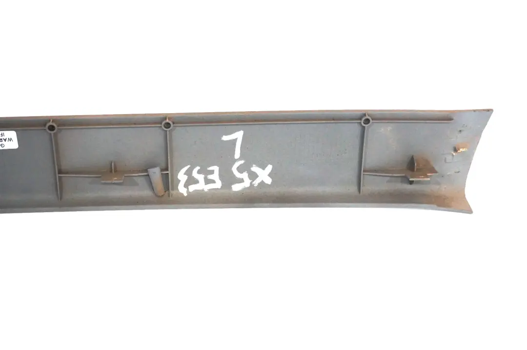 BMW X5 Series E53 Tailgate Boot Top Upper Inner Trim Panel Rear Left N/S Grey - SKU 8402617-1 - Part number 8402617