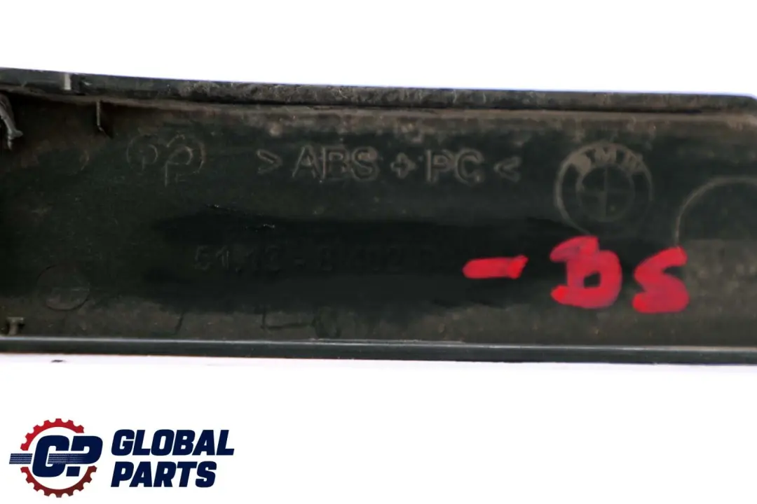 BMW X5 Series E53 Left Headlight Cover trim Panel N/S Black Sapphire - SKU 8402647-BS - Part number 8402647