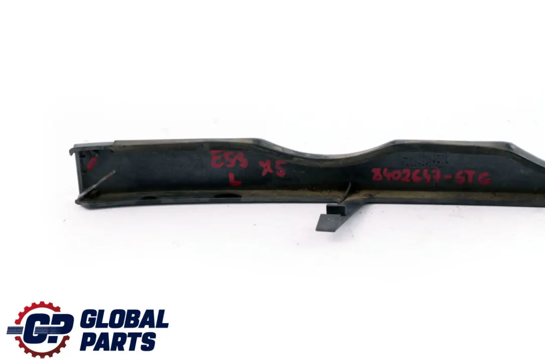 BMW X5 E53 Scheinwerfer Abdeckung Blende Links Sterlinggrau Grau 472 - SKU 8402647-STG - Teilenummer 8402647