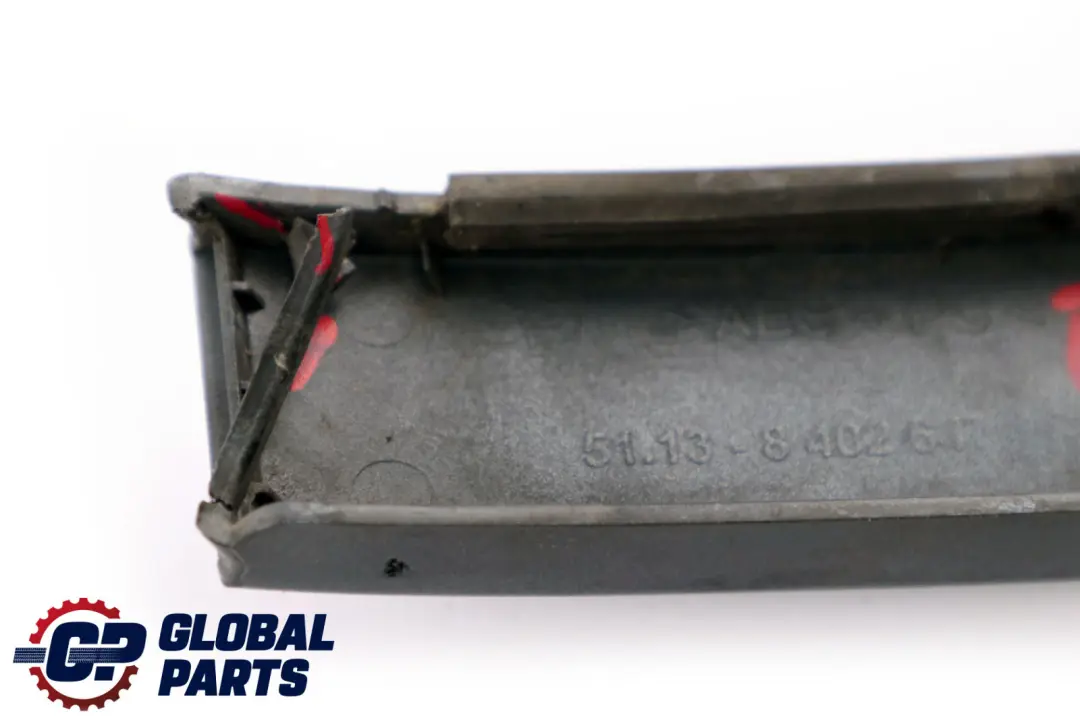Scheinwerfer Abdeckung Blende Links Sterlinggrau Grau 472 für BMW X5 E53 mit Teilenummer 8402647 BMW X5 E53 Scheinwerfer Abdeckung Blende Links Sterlinggrau Grau 472 - SKU 8402647-STG - Teilenummer 8402647