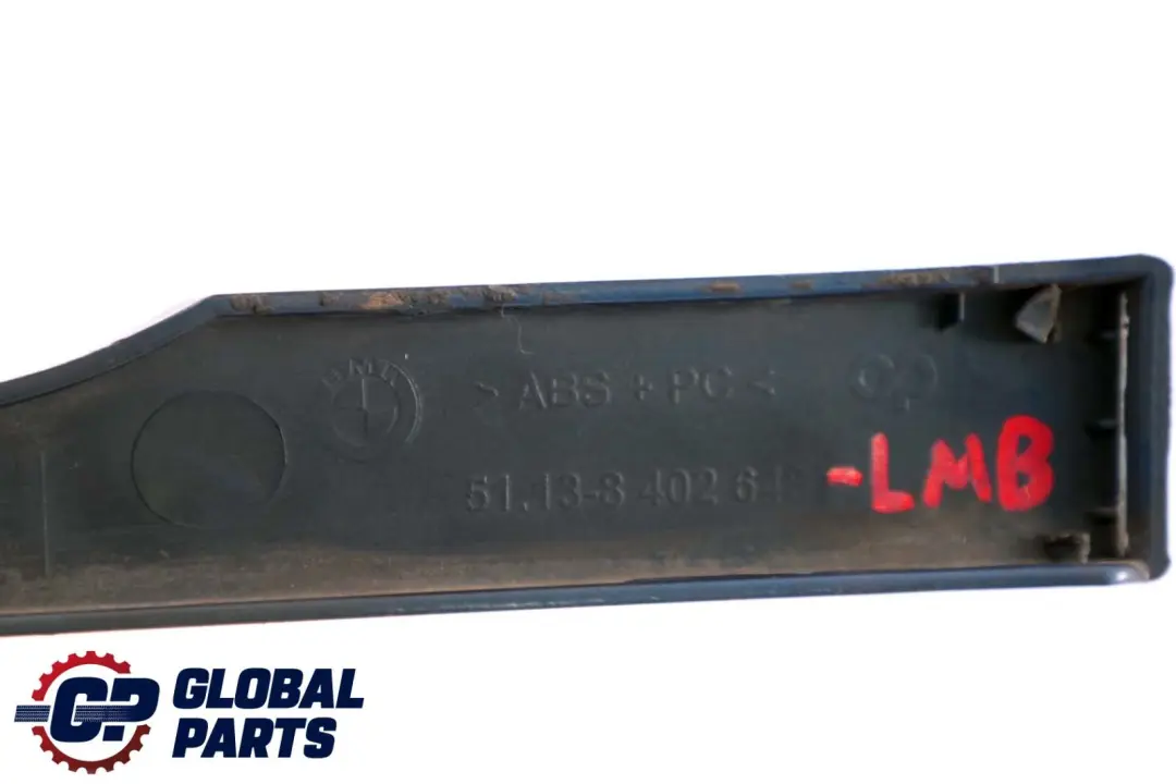 BMW X5 Series E53 Right Headlight Cover Trim Panel O/S Le Mans Blau Blue - SKU 8402648-LMB - Part number 8402648