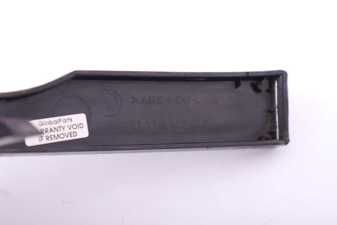 Right Headlight Cover Trim Panel O/S Schwarz 2 Black to BMW X5 Series E53 with Part number 8402648 BMW X5 Series E53 Right Headlight Cover Trim Panel O/S Schwarz 2 Black - SKU 8402648-SCH - Part number 8402648