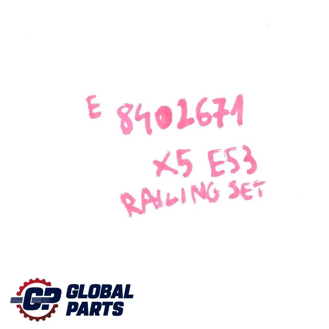 Techo Barandilla Moldura Barra Izquierda Derecha N/ Set 8402672 para BMW E53 con número de pieza 51138402671 51138402672 BMW E53 Techo Barandilla Moldura Barra Izquierda Derecha N/ Set 8402672 - SKU 8402671 - Número de pieza 51138402671 51138402672