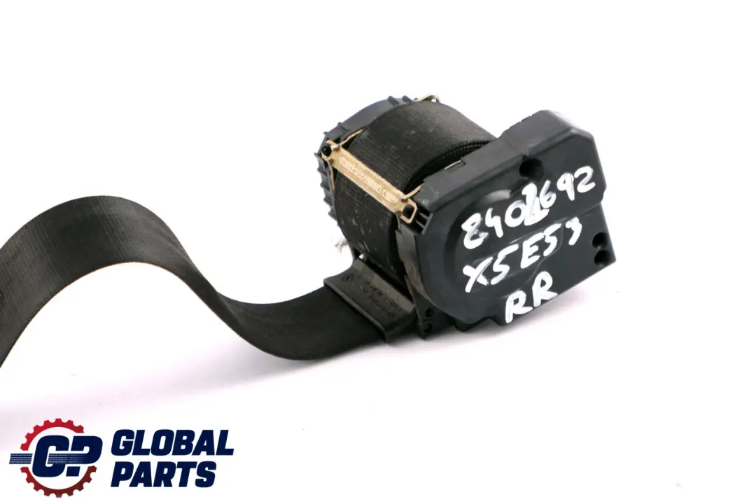 BMW X5 E53 Ceinture supérieure arrière droite Noir Schwarz - SKU 8402692 - Numéro de pièce 8402692