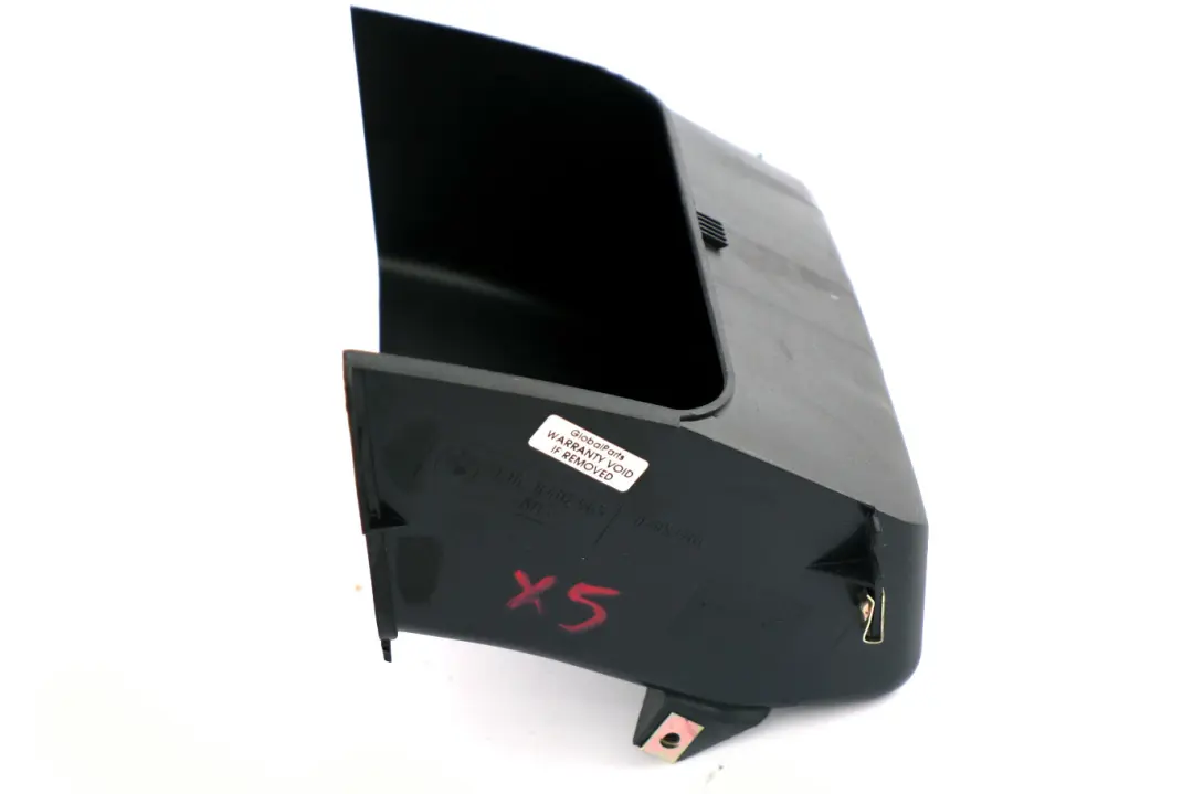 BMW X5 E53 Mittelkonsole hinten Getränkehalter Halterung Cubby Schwarz - SKU 8402965 - Teilenummer 8402965
