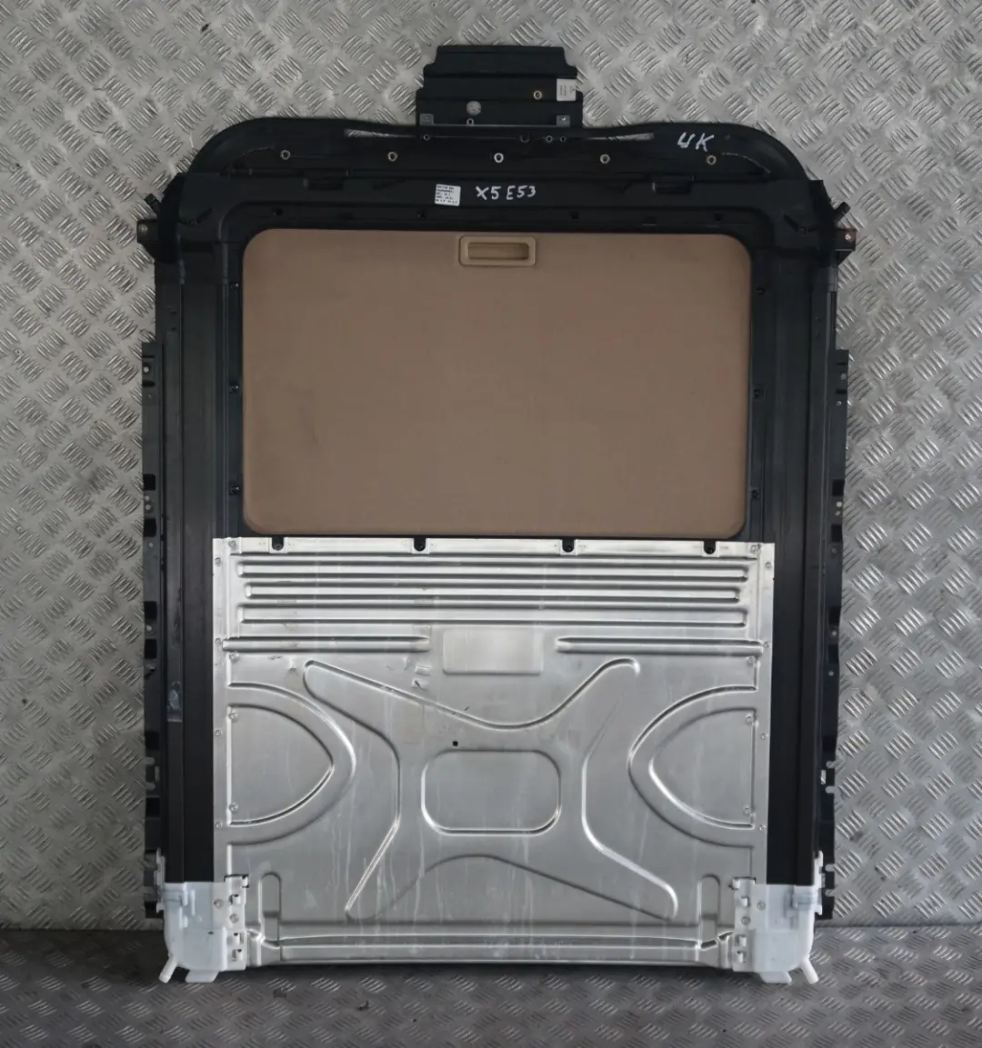 BMW X5 E53 Sun Roof Sliding Roof Frame Complete Sunroof Glass Beige - SKU 8408062-1 - Part number 8408062